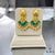 22K Real Antique Gold Emerald Necklace
