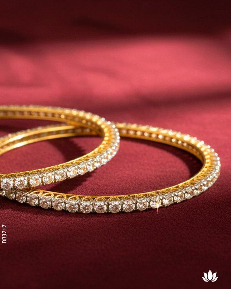 18K Real Diamond Eternity Bangles I - J/VVS - VS - GEHNABOX