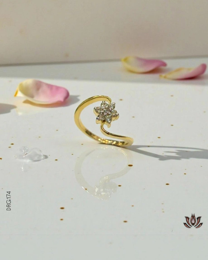 14K Real Diamond Unique Designer Ring I-J/SI