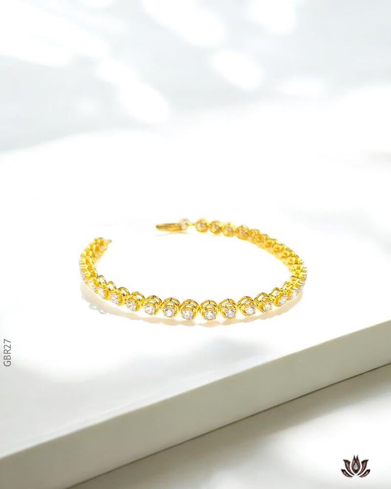 18K Yellow Gold Delicate  Bracelet