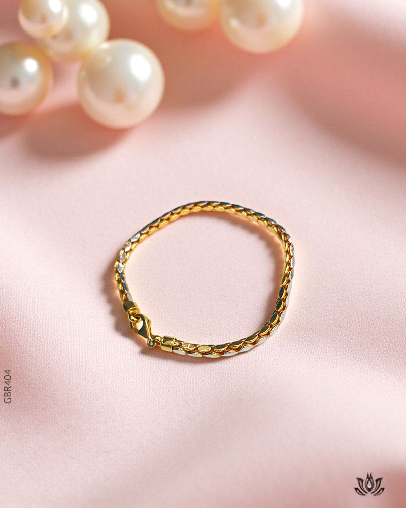 18K Rose Gold Stylish Chain Bracelet