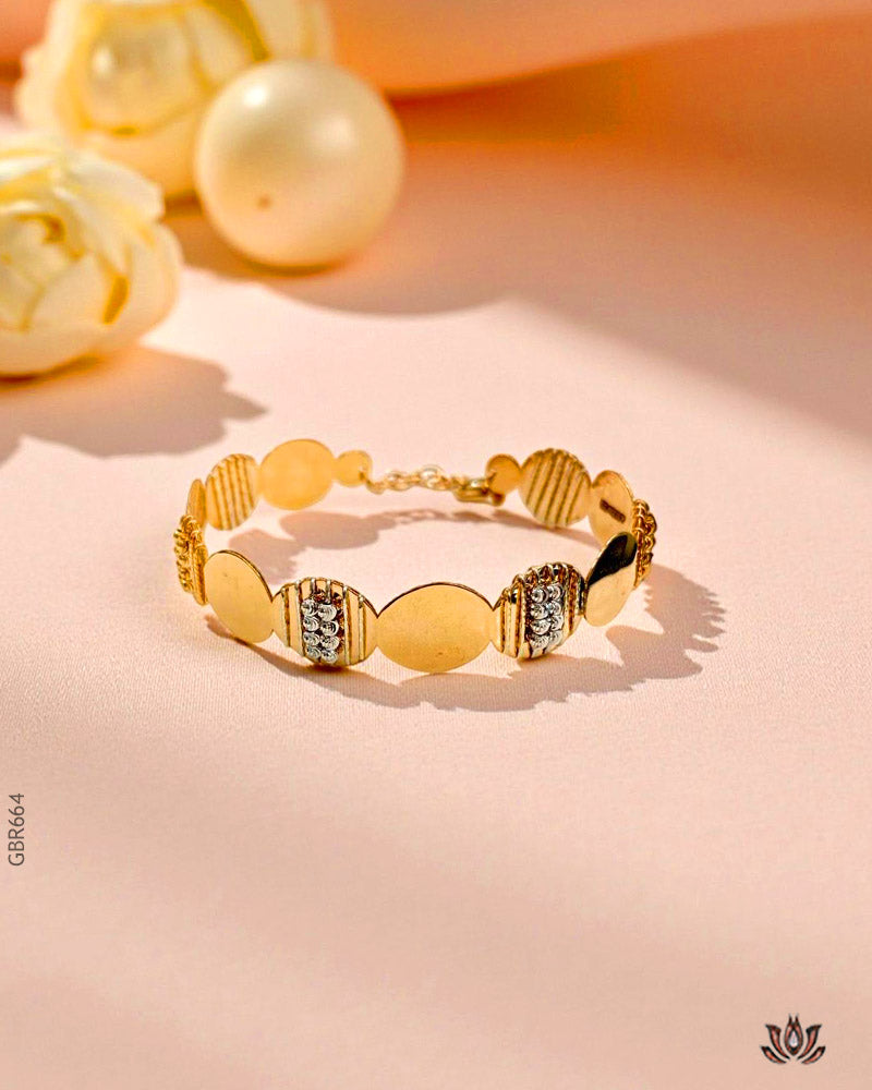 18K Rose Gold Unique Band Bracelet