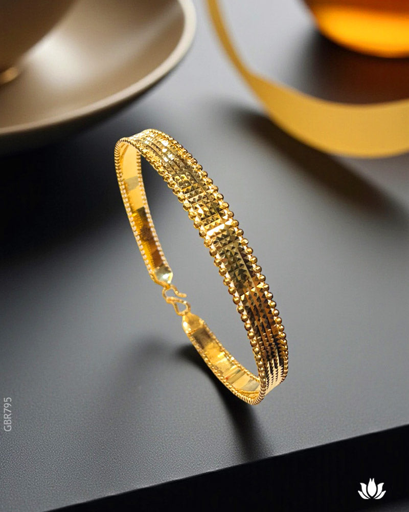 22K Yellow Gold Multi-Band  Bracelet