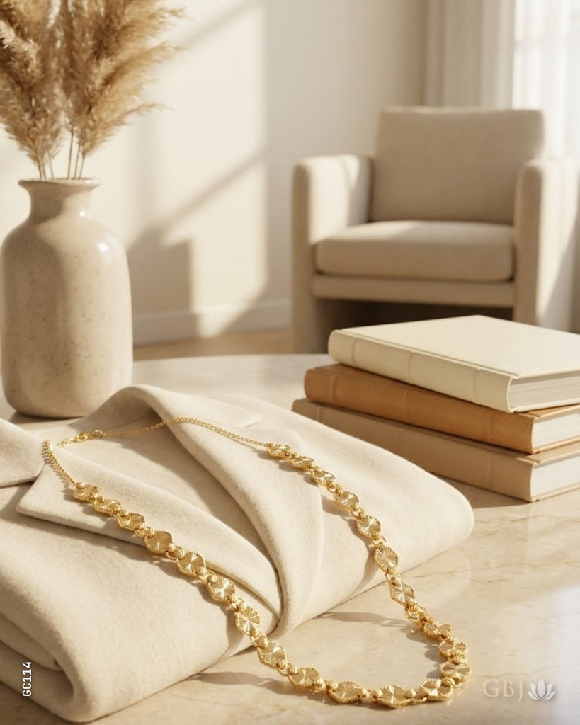 22K Yellew Gold Exquisite Traditional Chain