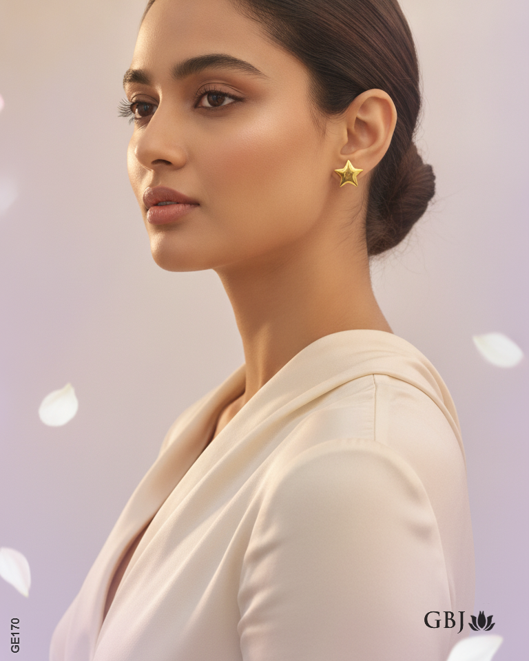 18K Yellow Gold Celestial-Star Tops