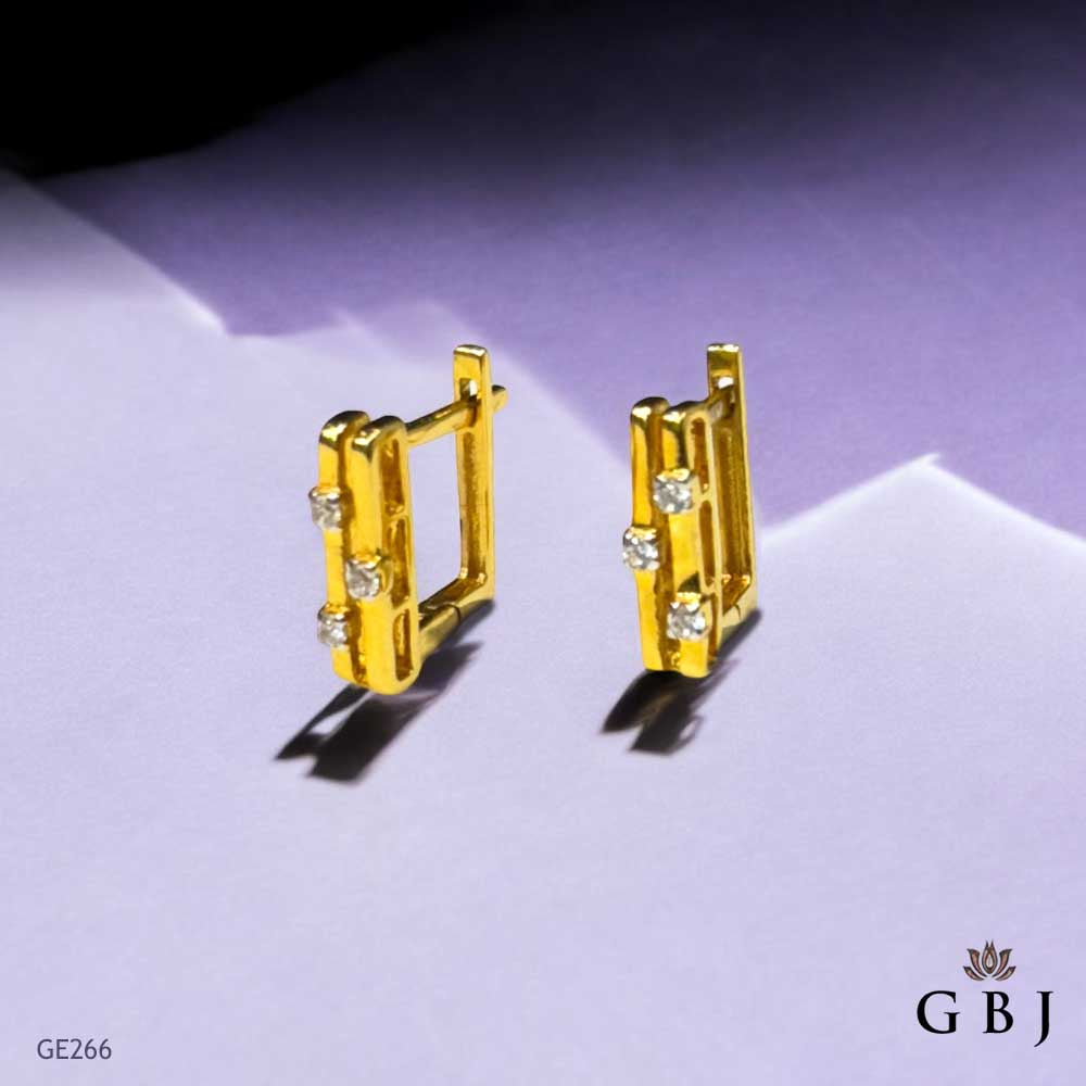 18K Real Gold Swarovski Everyday Bali