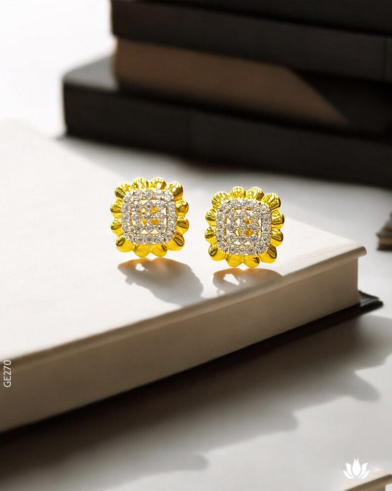 18K Real Gold Elegant Tops