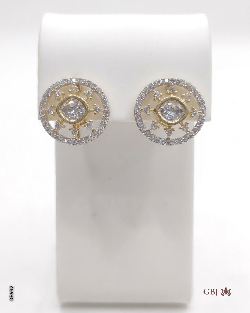 18K Yellow Gold Celestial Halo Medallion Tops