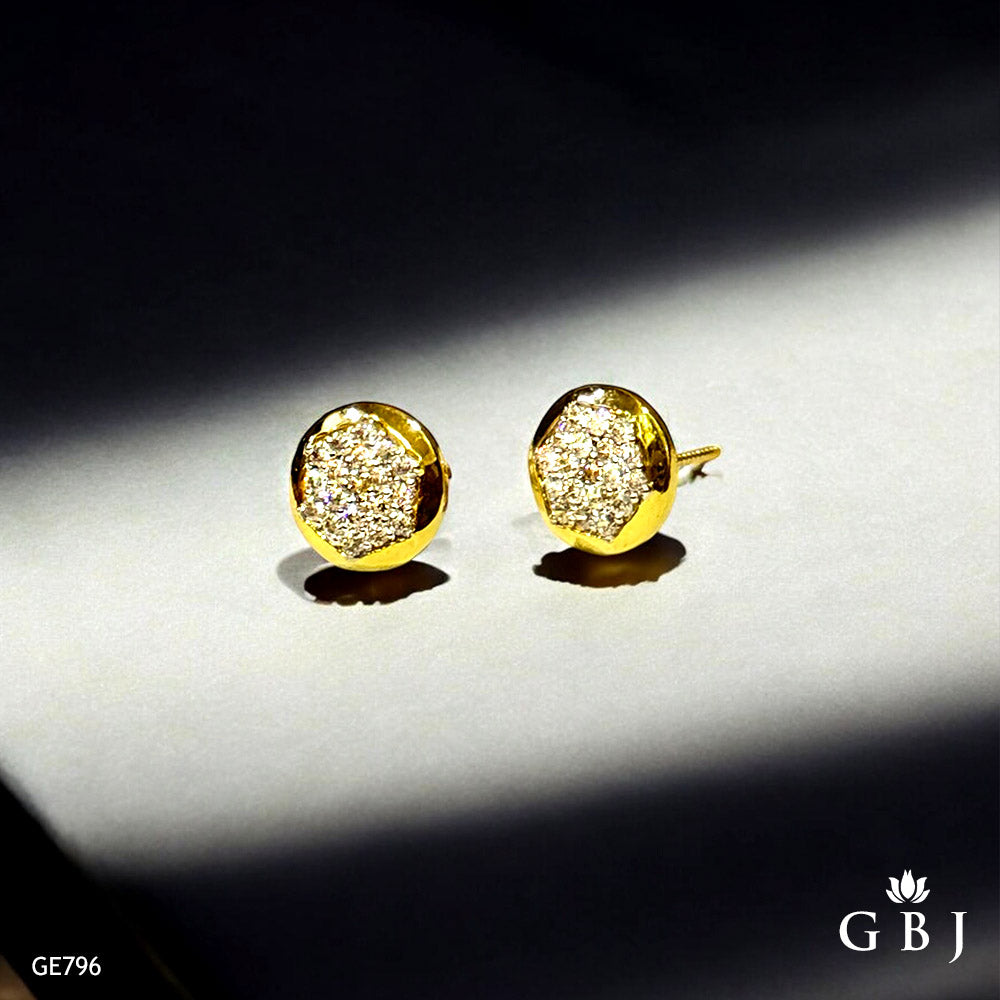 18K Real Gold Swarovski Signify Love Tops