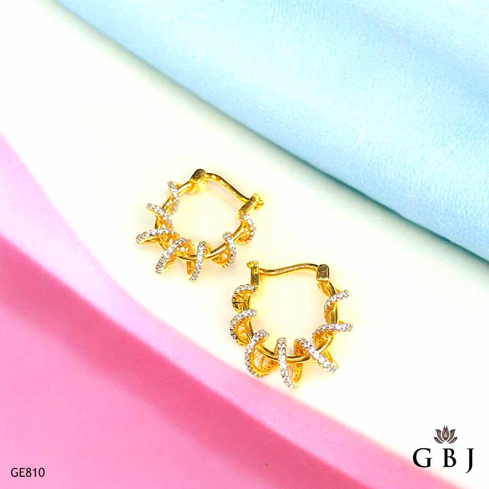 18K Real Gold Swarovski Global Flair Bali