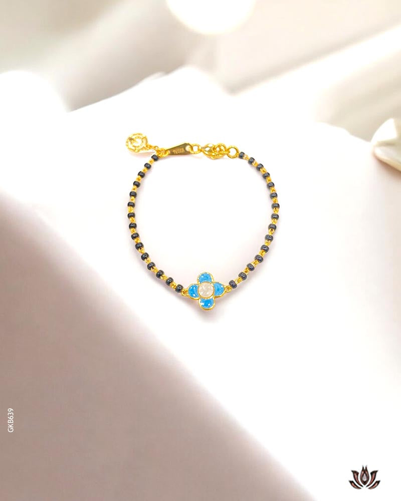 22K Real Gold Kids Enamel Nazaria