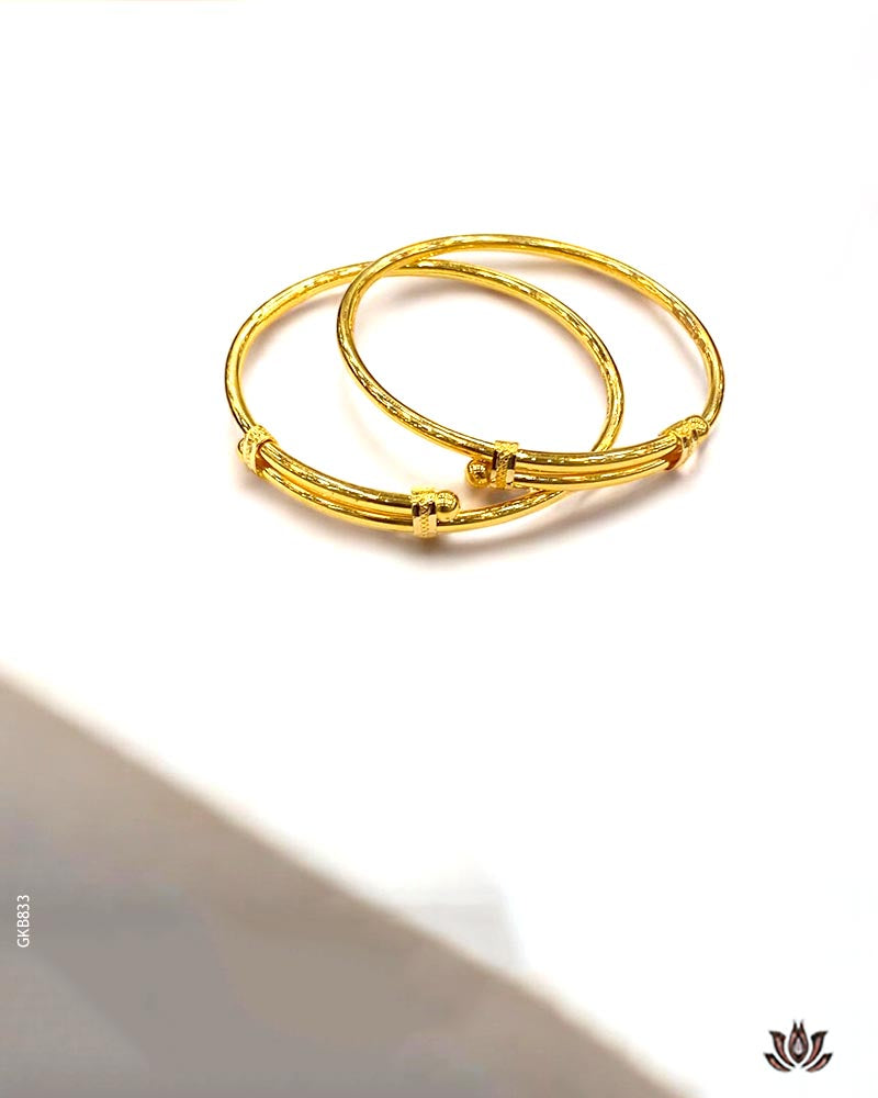 22K Real Yellow Gold Baby Kada