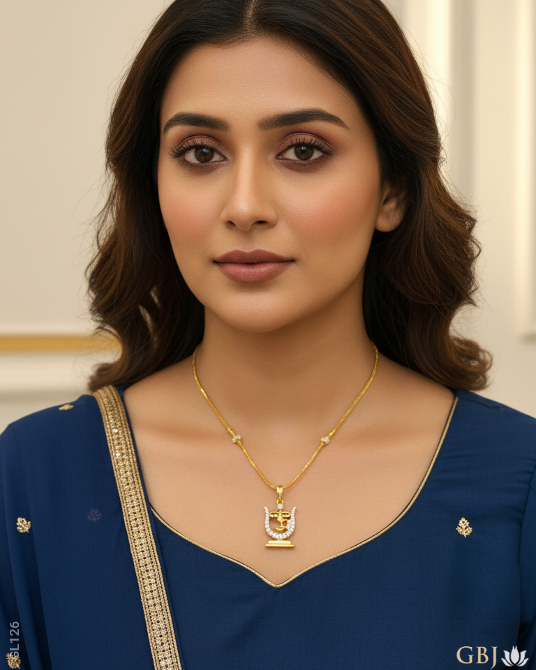 22K Yellow Gold Dadi Maa God Locket