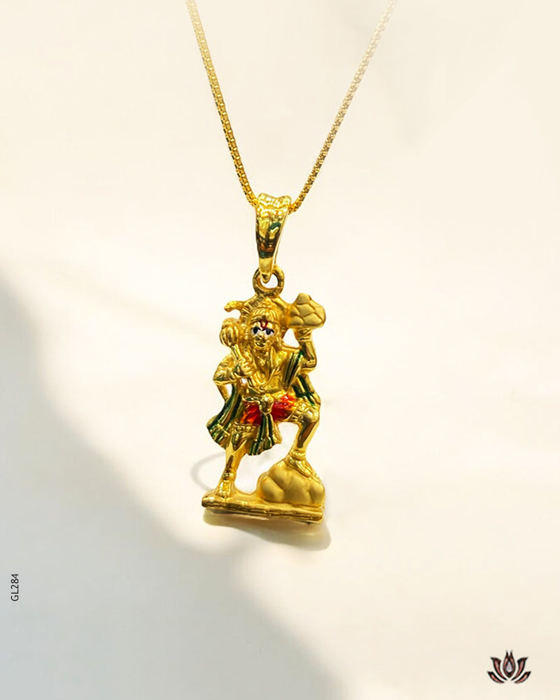 22K Real Gold Hanuman Ji Locket