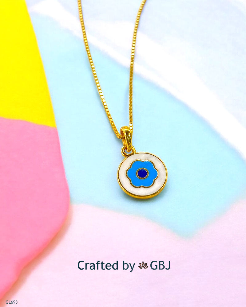 22K Real Yellow Gold Football Locket