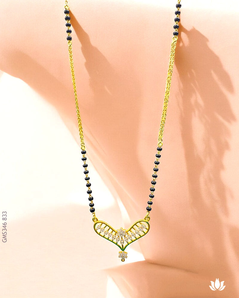 18K Yellow Gold Traditional Mangalsutra