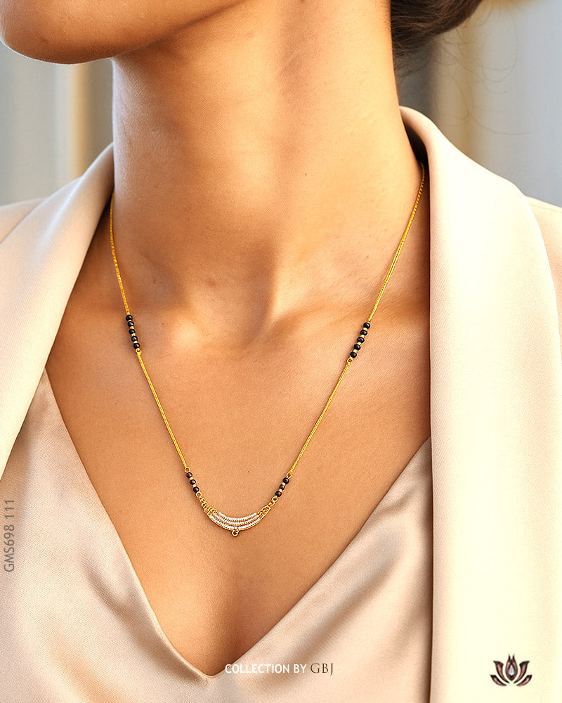 Buy 18K Yellow Gold Mangalsutra – GEHNABOX