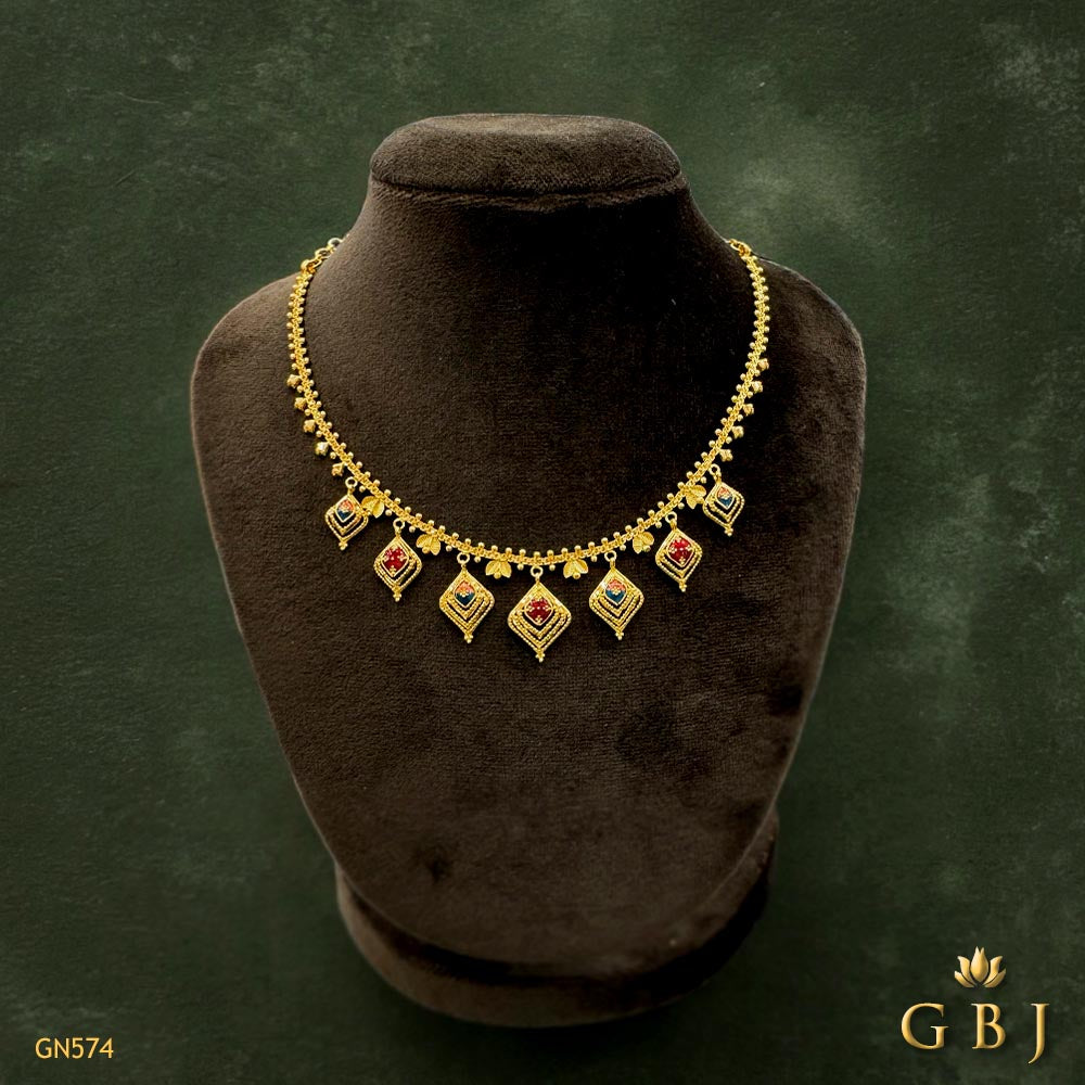 22K Real Gold Necklace Chain
