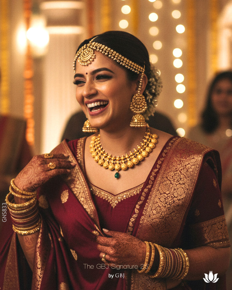 22K Yellow Gold Traditional Necklace Set