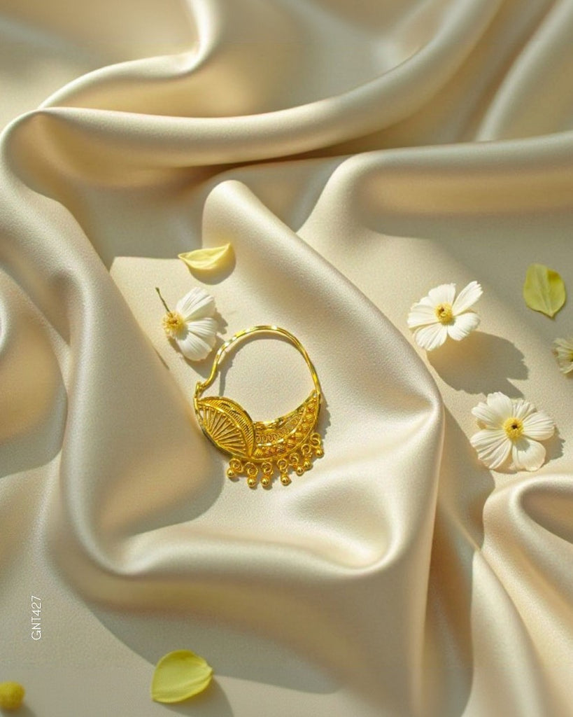 22K Yellow Gold Traditional Nath