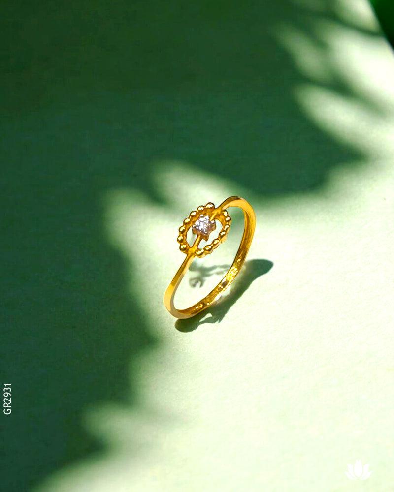 22K Yellow Gold Modern Ring
