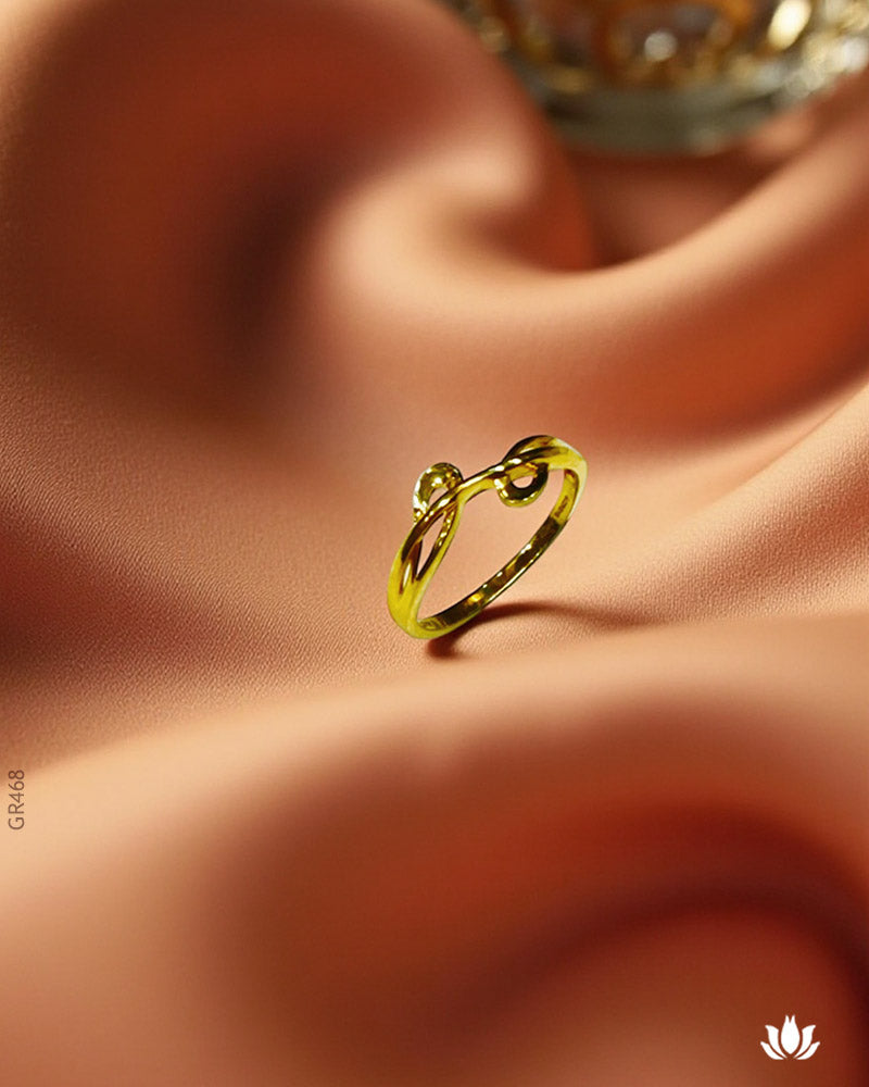 22K Yellow Gold Unique Style Ring