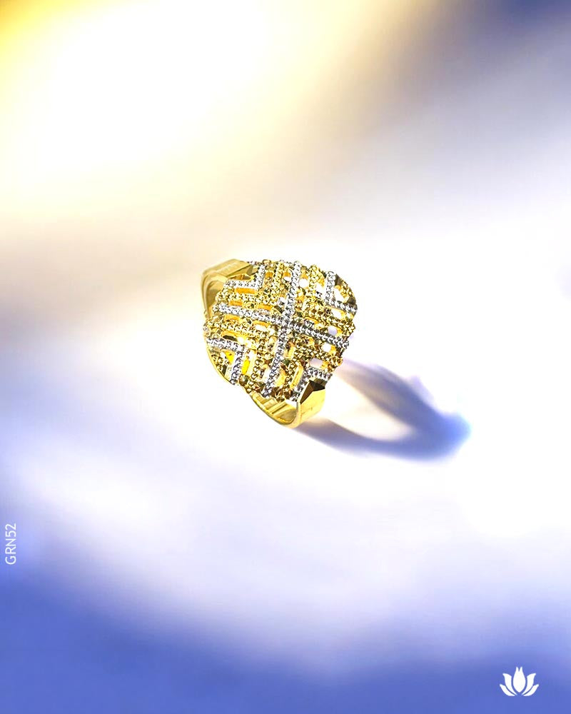 22K Yellow Gold Unique Ring
