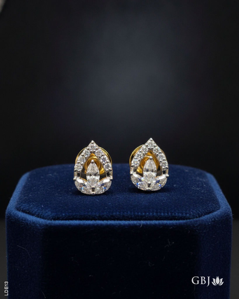 14K Lab-Grown Diamond Elegant Marquise Tops