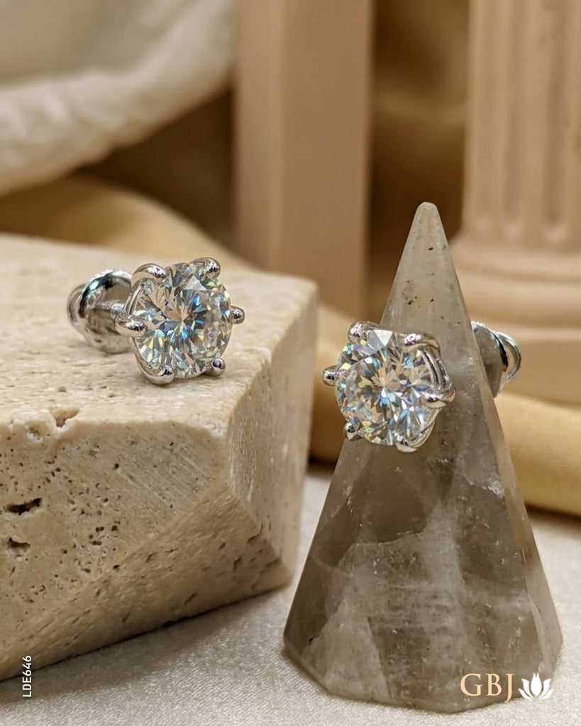 14K Lab-Grown Diamond Luxury Solitaire Tops G/VVS-2