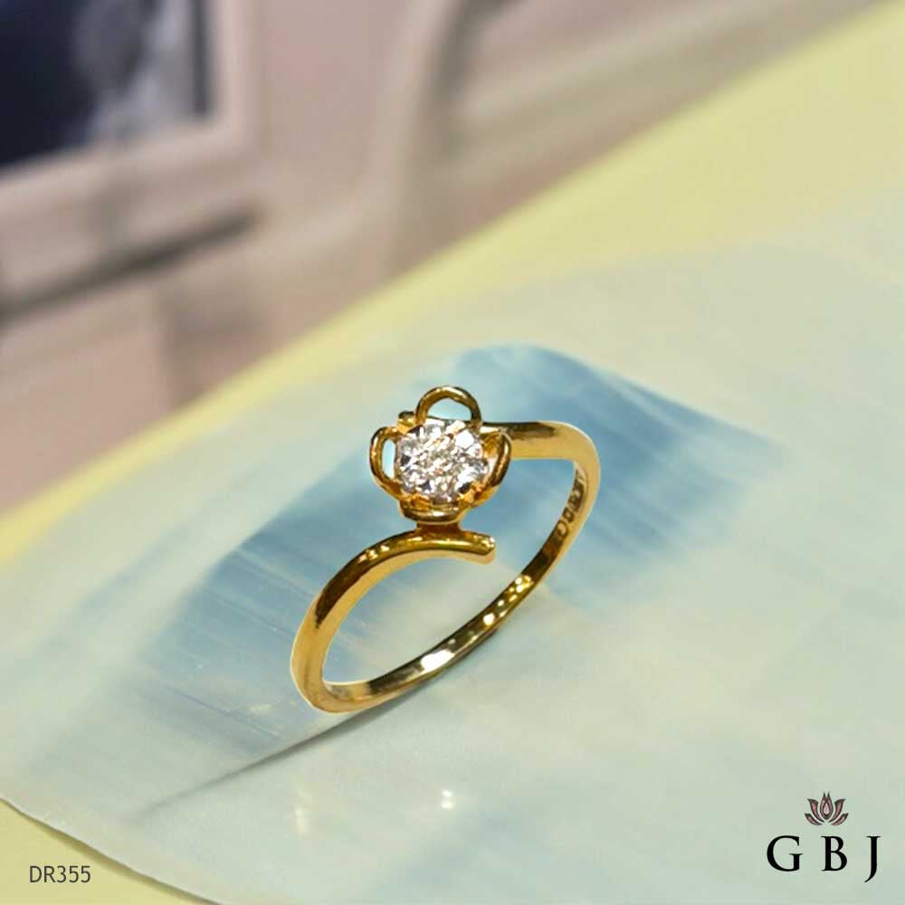 18K Real Diamond Ring VS-SI / G-H